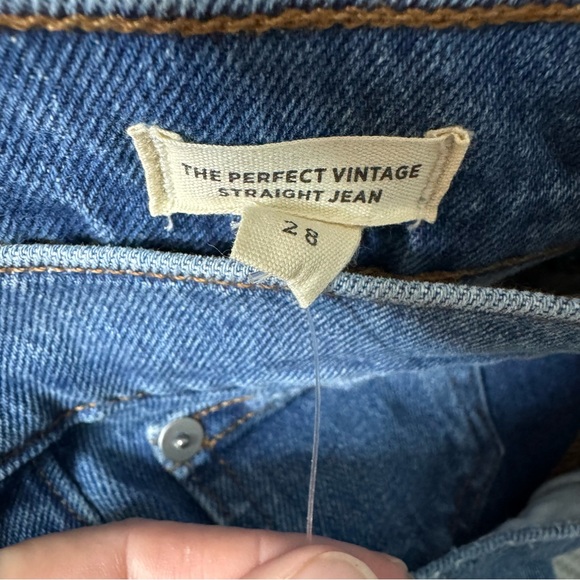 Madewell NWT The Perfect Vintage Straight Jean High Rise. Size 28 - Picture 4 of 13